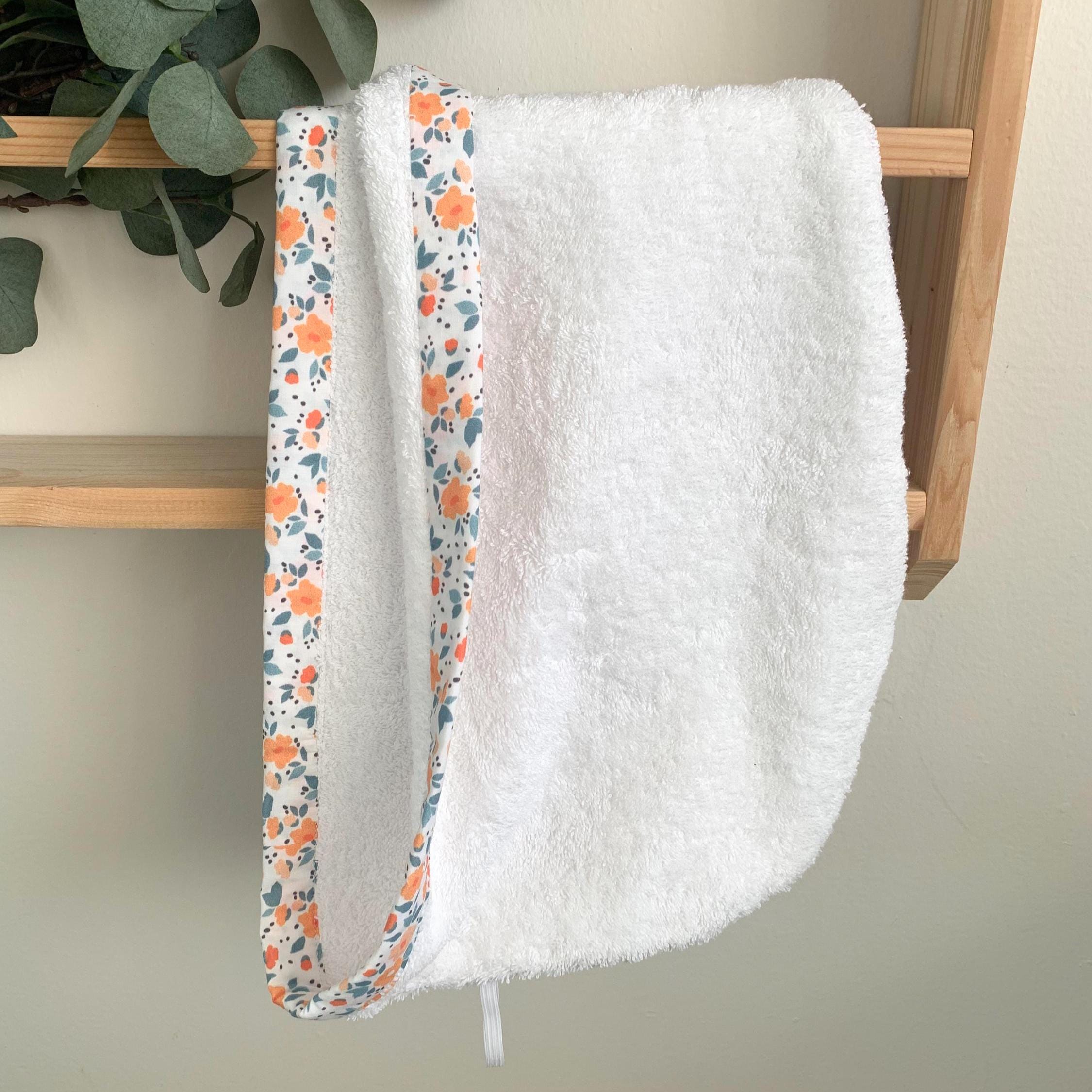 Ditsy Floral Hair Towel Wrap – Turkish Terry Spa Turban