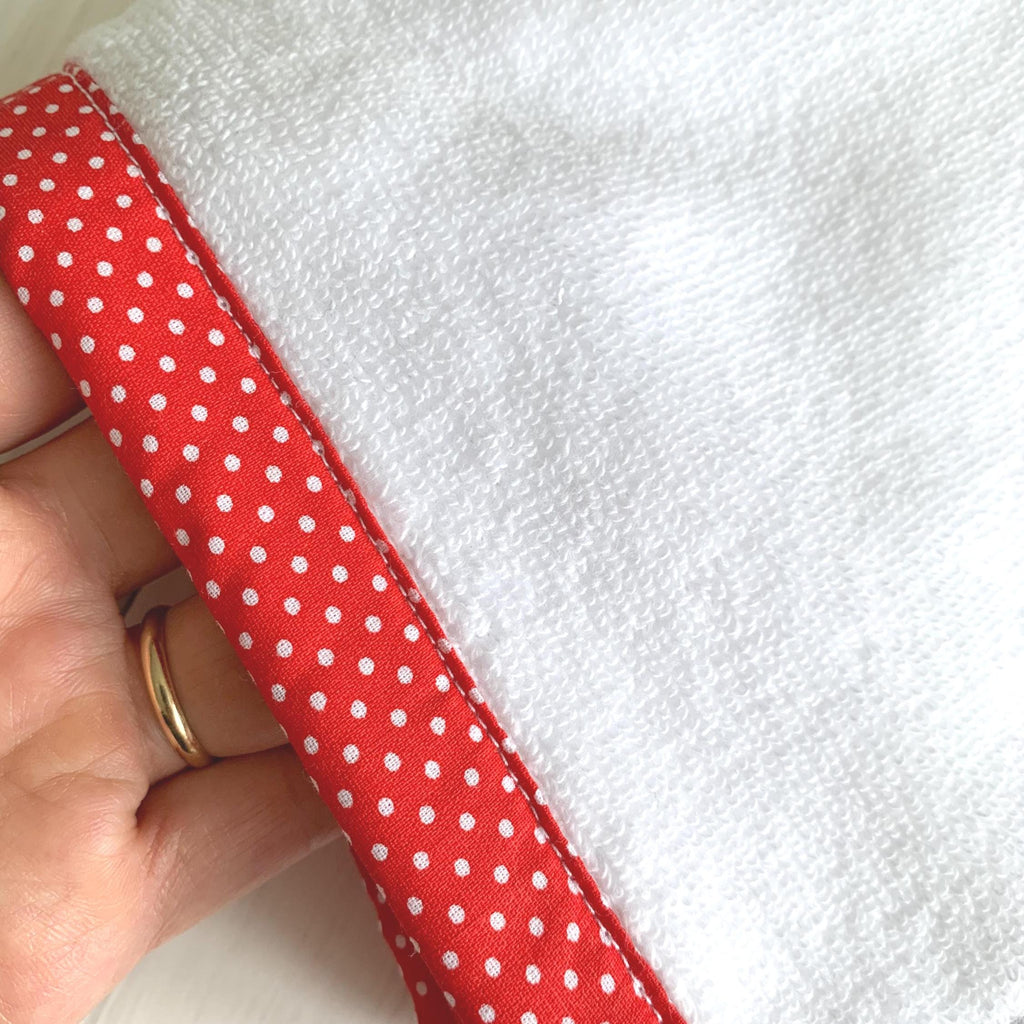 Turkish Cotton Red Hair Towel Wrap, Quick Dry Absorbent Turban