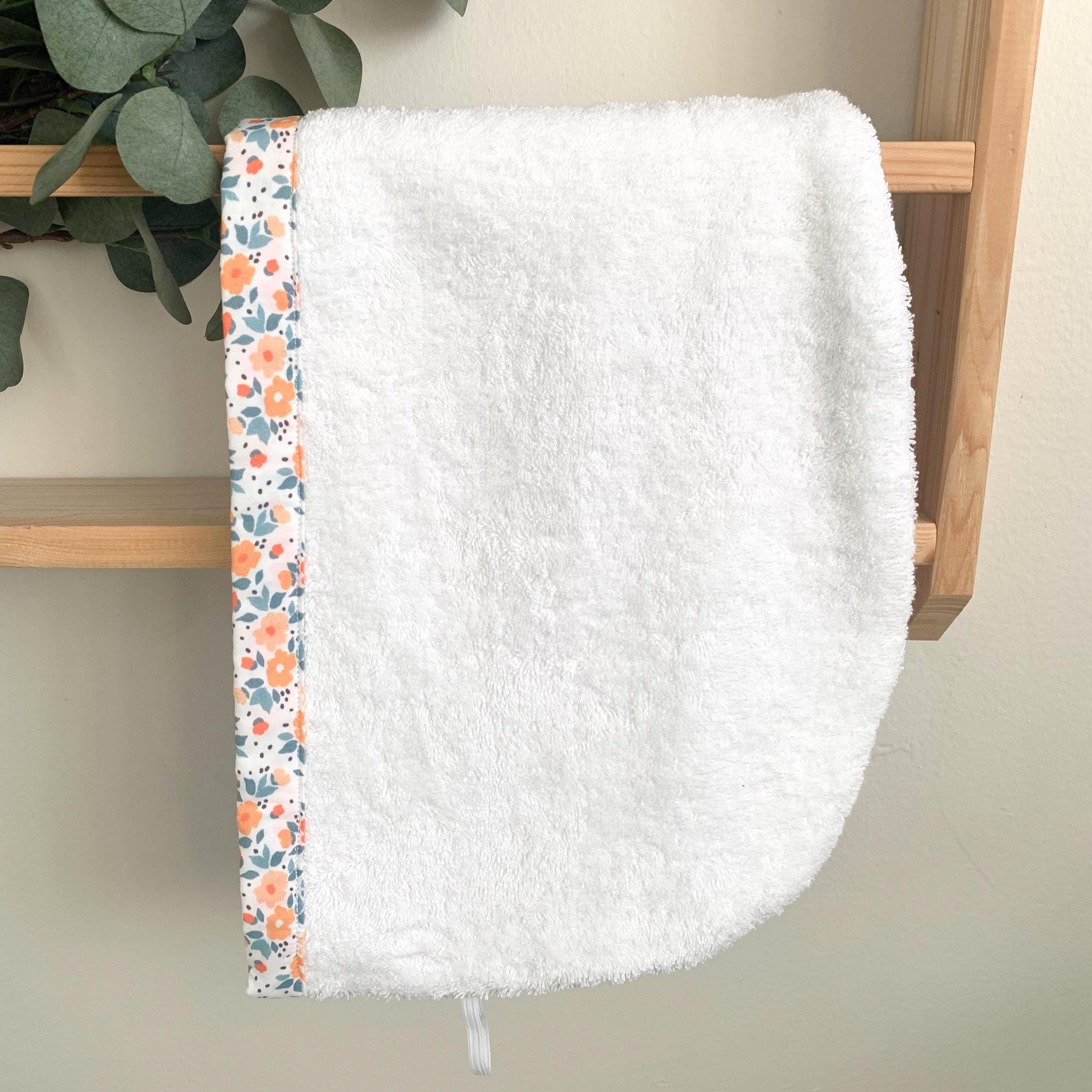 Ditsy Floral Hair Towel Wrap – Turkish Terry Spa Turban