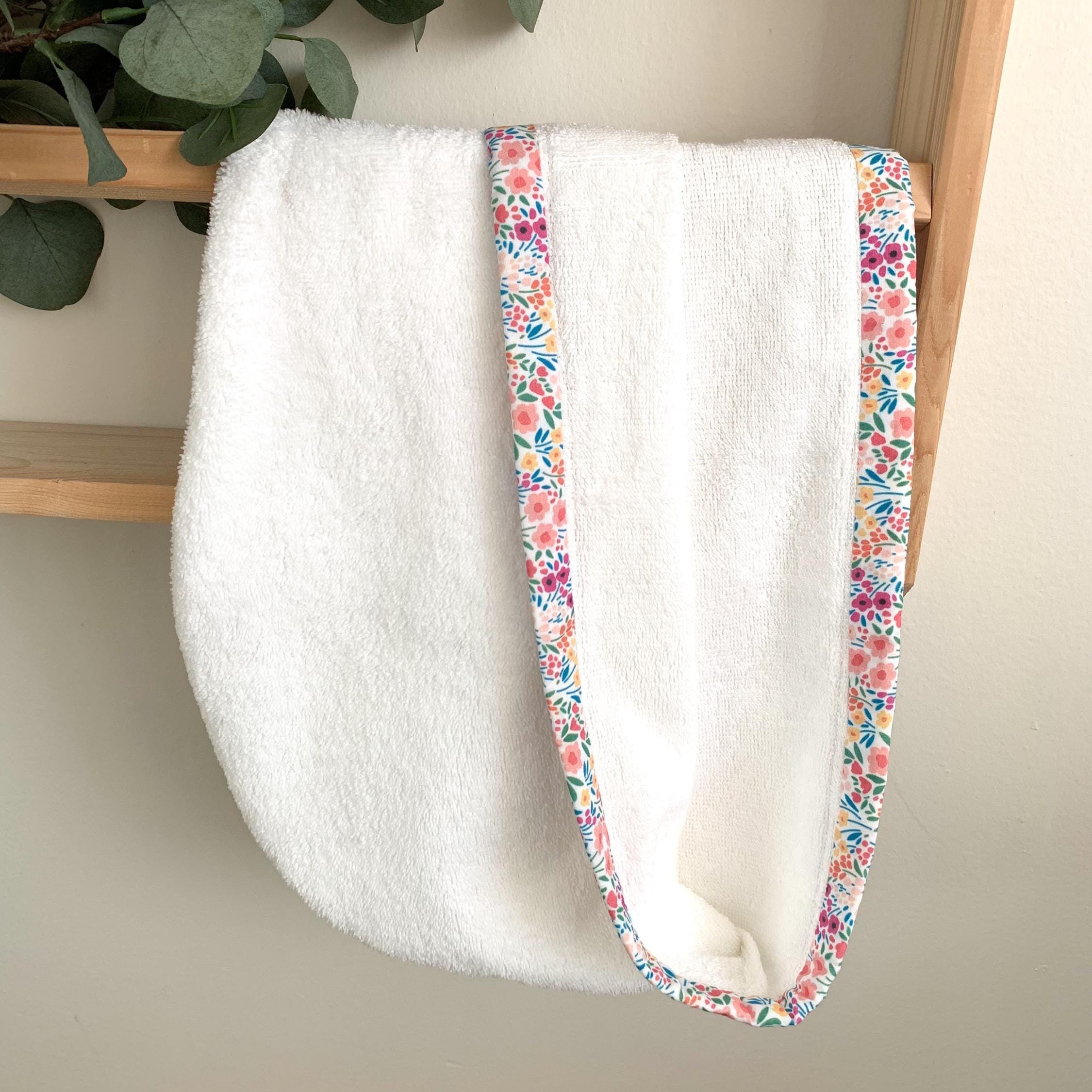 Hair Towel Wrap Quick Dry Turkish Cotton Towel Turban Super Absorbent for Hair Drying, Premium Self Care Gift for Her