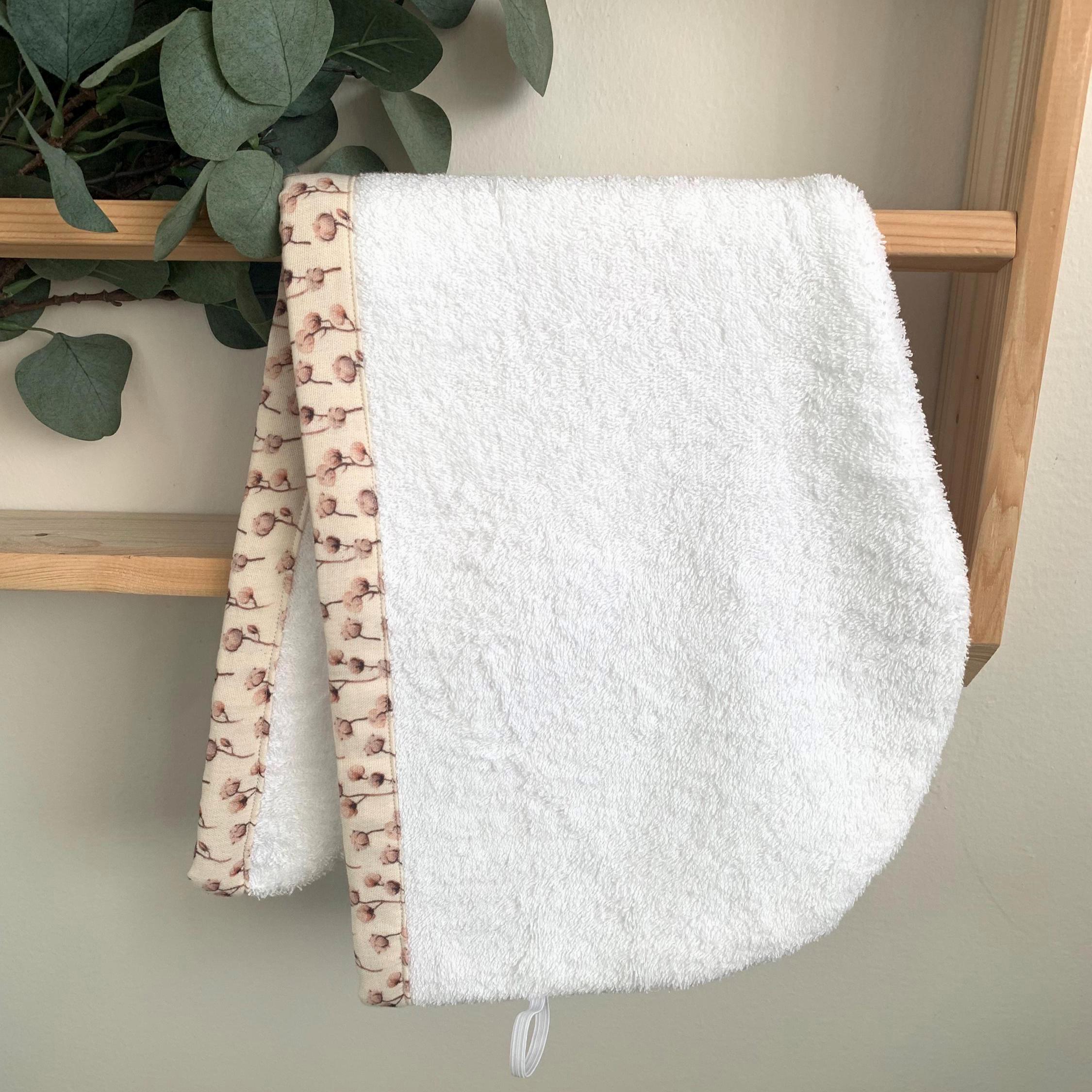 Cotton Hair Towel Wrap, Quick Dry, Absorbent Hair Drying Turban