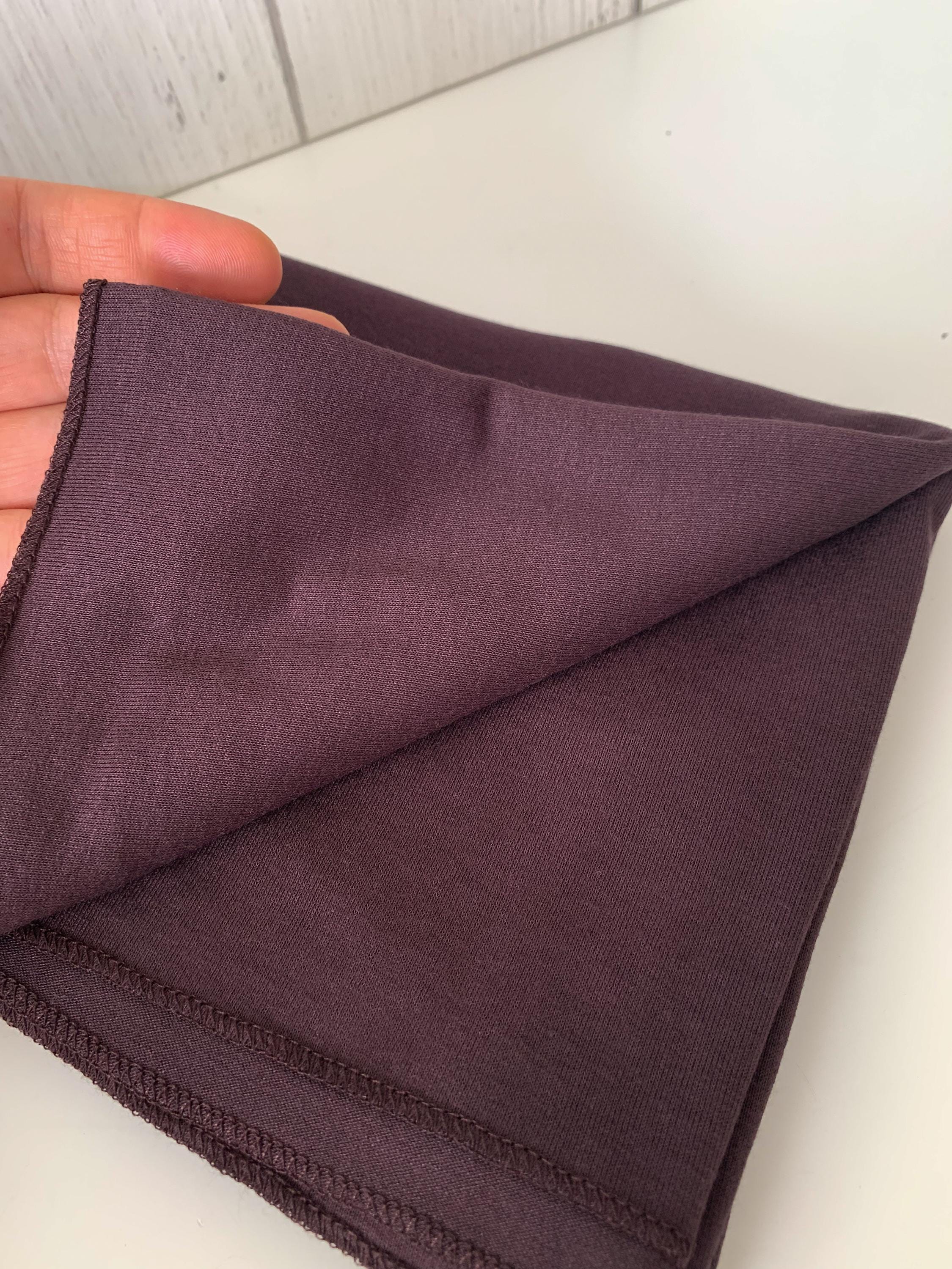 Brown Jersey Women Turban HeadWrap, Women's Neck Scarf, Dark Brown Hijab Shawl