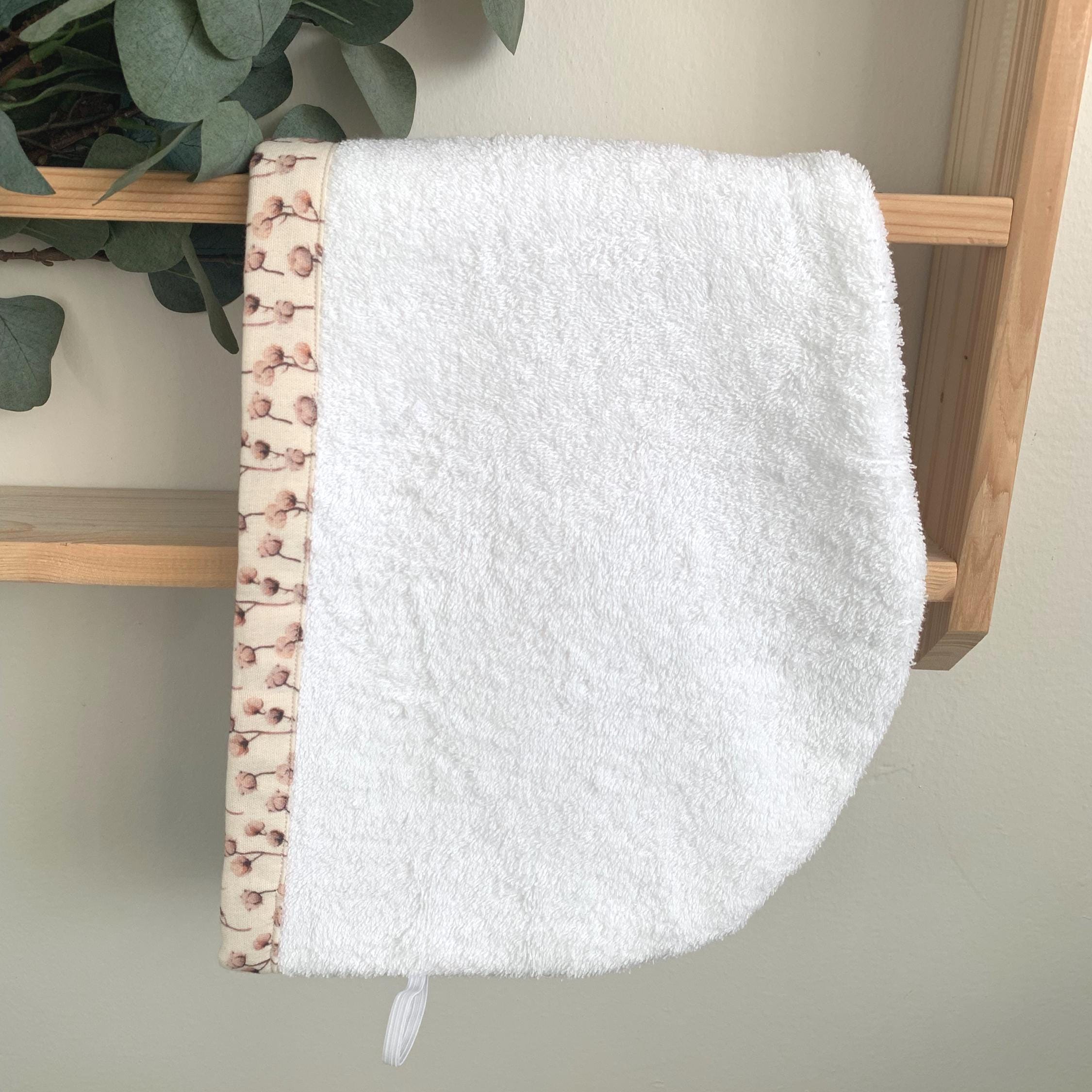 Cotton Hair Towel Wrap, Quick Dry, Absorbent Hair Drying Turban