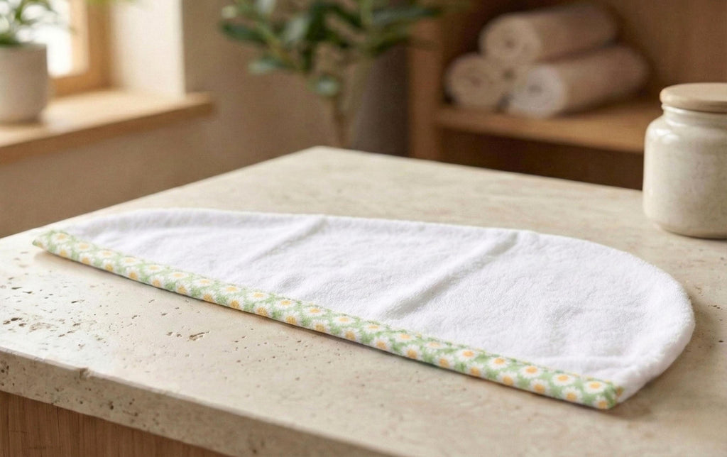 Quick Dry Hair Towel Wrap, Absorbent Hair Turban Towel, 100% Turkish Cotton Terry Headwrap, Spa Gift