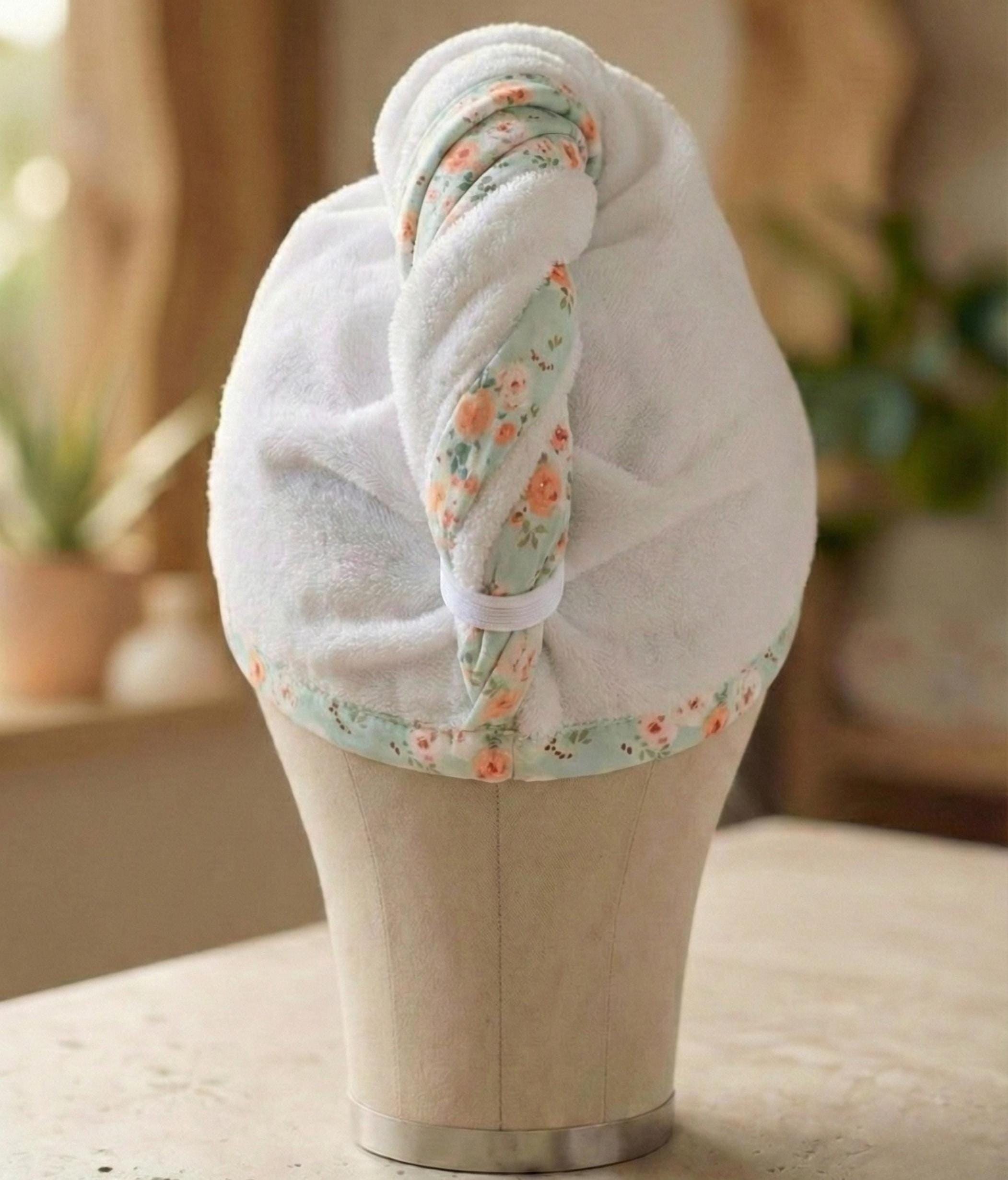 Turkish Cotton Hair Towel Wrap – Women Spa & Bath Turban