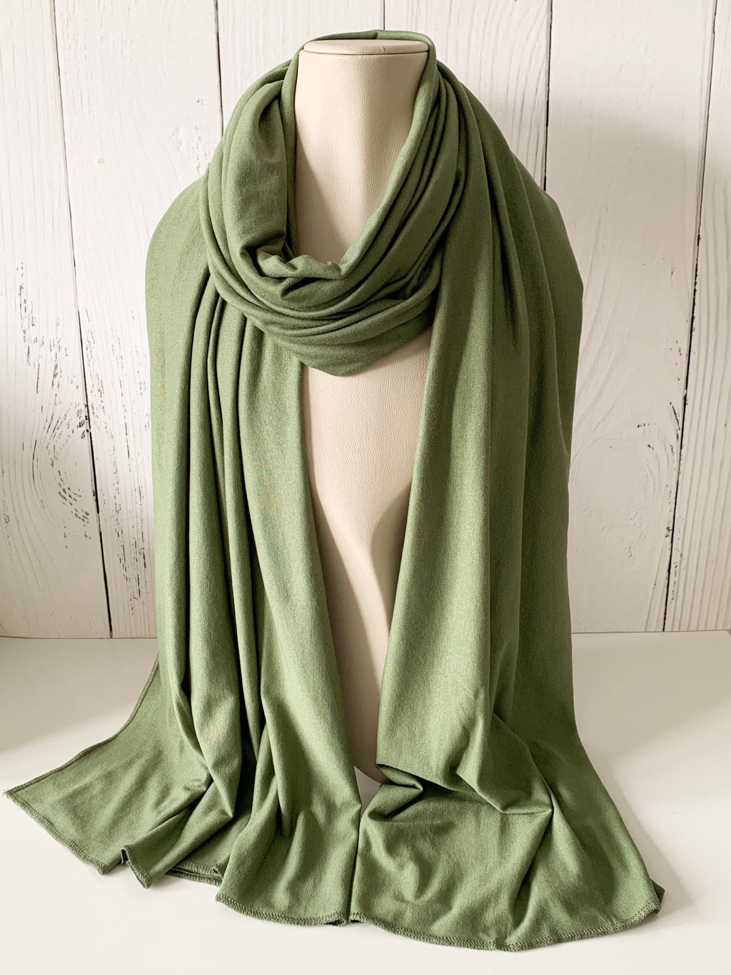 Olive Green Woman Head Wrap Wire Turban, Jersey Twist Turban HeadWrap for Women, Chemo Head Wear, Alopecia Headwear