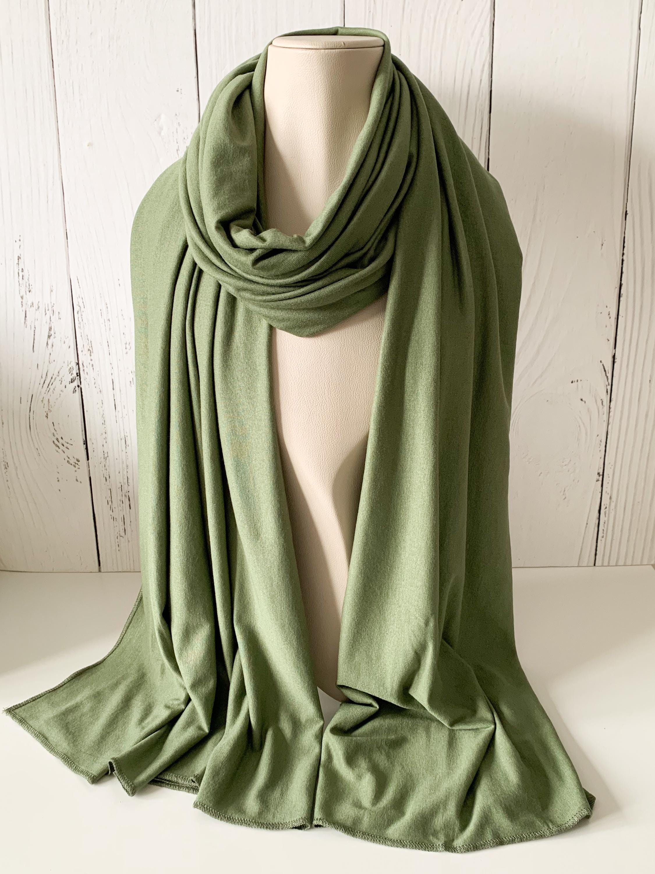 Olive Green Woman Head Wrap Wire Turban, Jersey Twist Turban HeadWrap for Women, Chemo Head Wear, Alopecia Headwear
