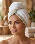 Super Absorbent Hair Drying Towel - Terry Turban Headwrap