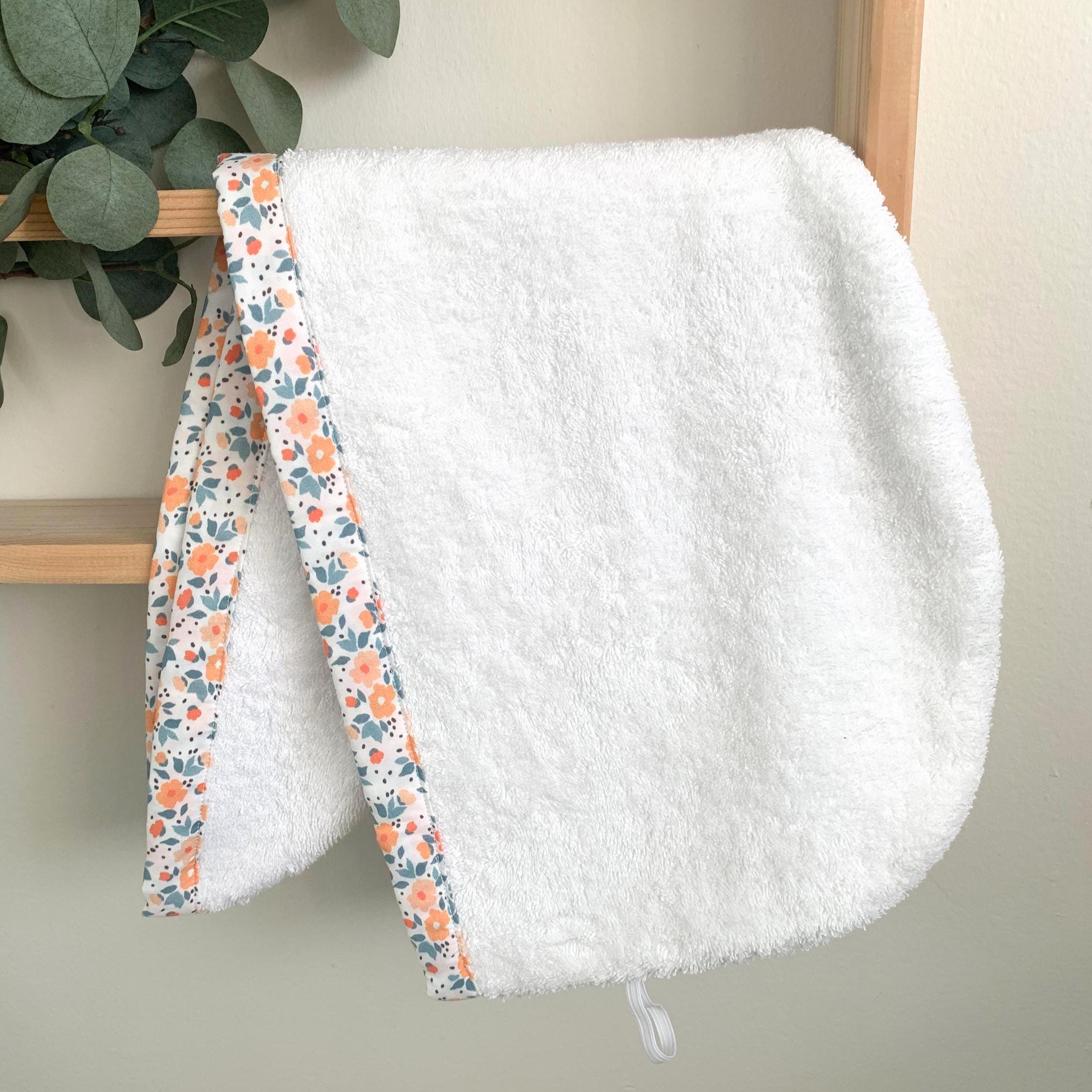 Ditsy Floral Hair Towel Wrap – Turkish Terry Spa Turban