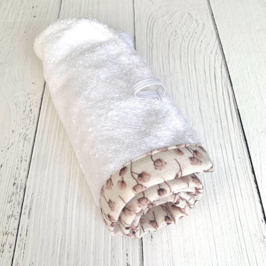 Cotton Hair Towel Wrap, Quick Dry, Absorbent Hair Drying Turban