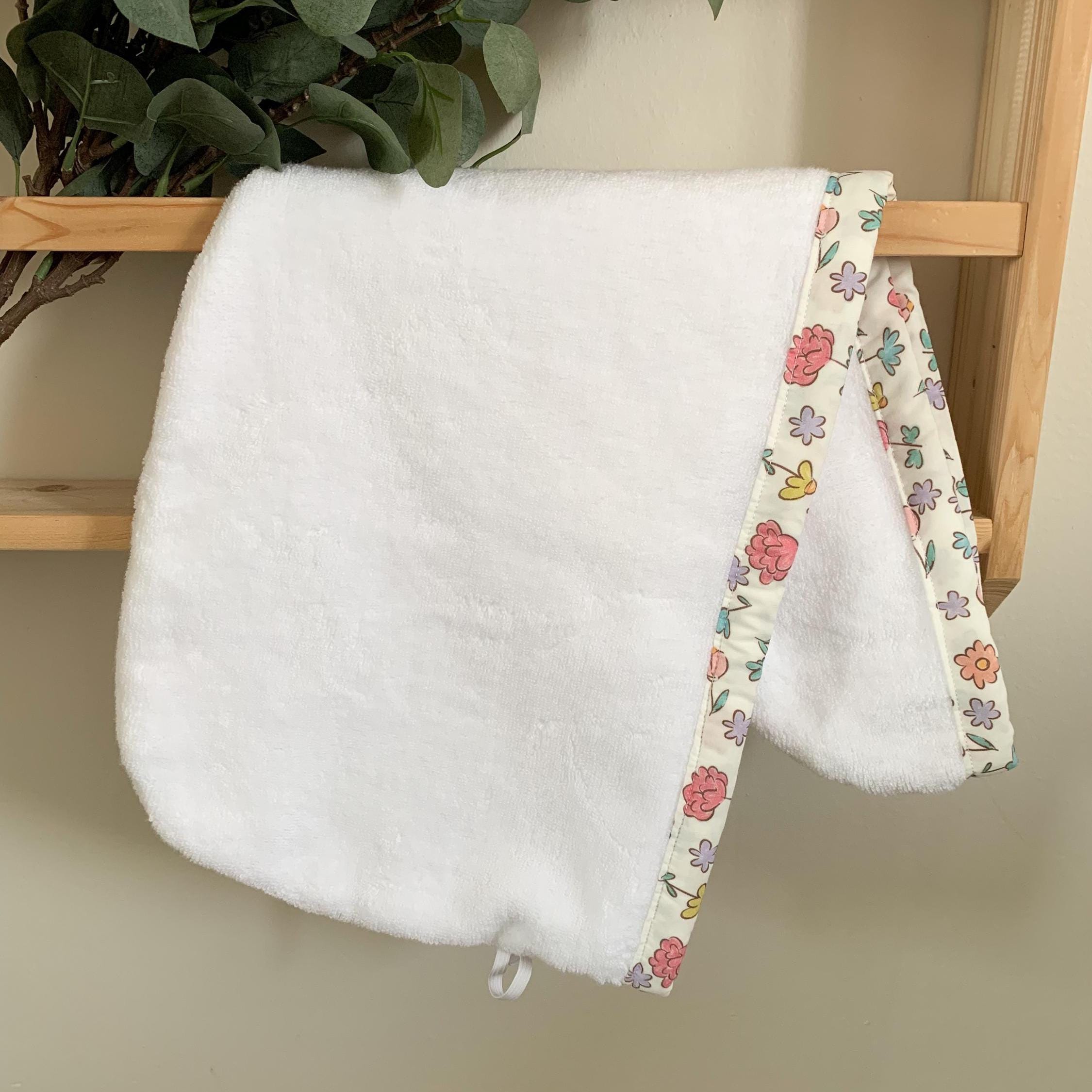 Pink Hair Towel Wrap – Turkish Terry Bath Turban