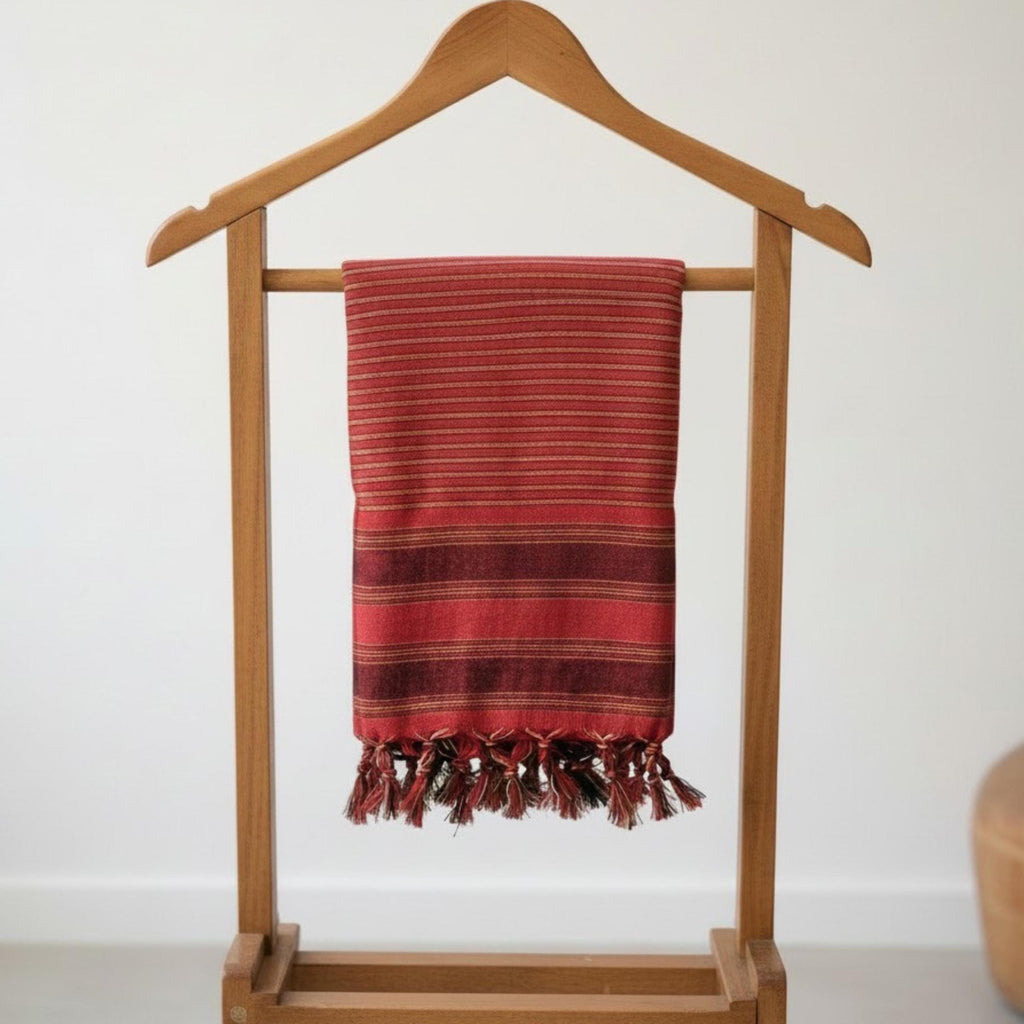 Blue Turkish Peshtemal Sauna Towel, Handwoven Lightweigt Bath Towel, Hammam, Spa Wellness Day Gift